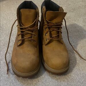 Timberland Kids Brown Leather Boots